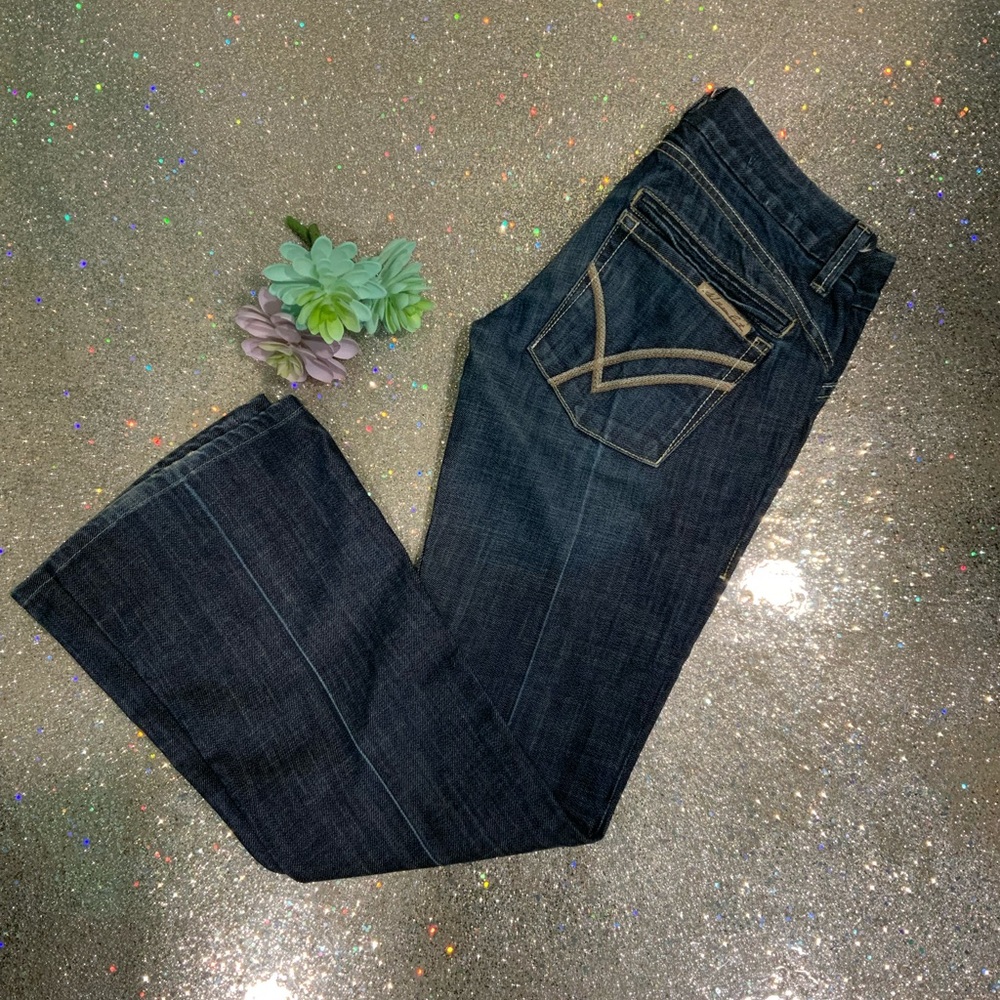 William Rast Women's Jeans Size 27 Skinny Low Rise Dark Wash